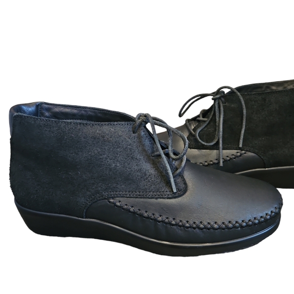 SAS Kich Lace Up Ankle Boot Leather Size 9M Women - Picture 6 of 13